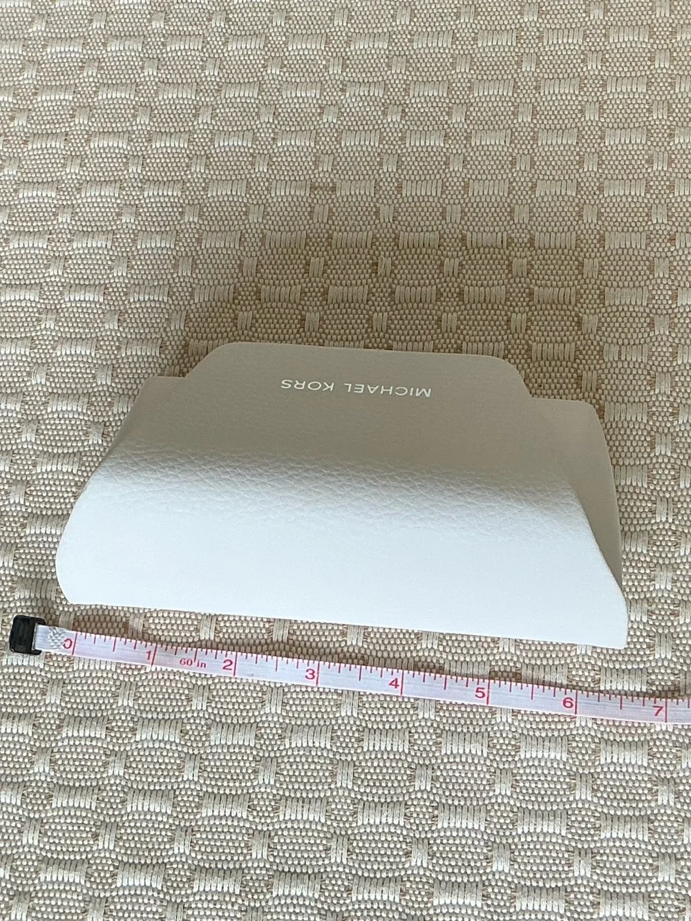 Michael Kors Authentic Hard Eyeglasses/Sunglasses Case in White
